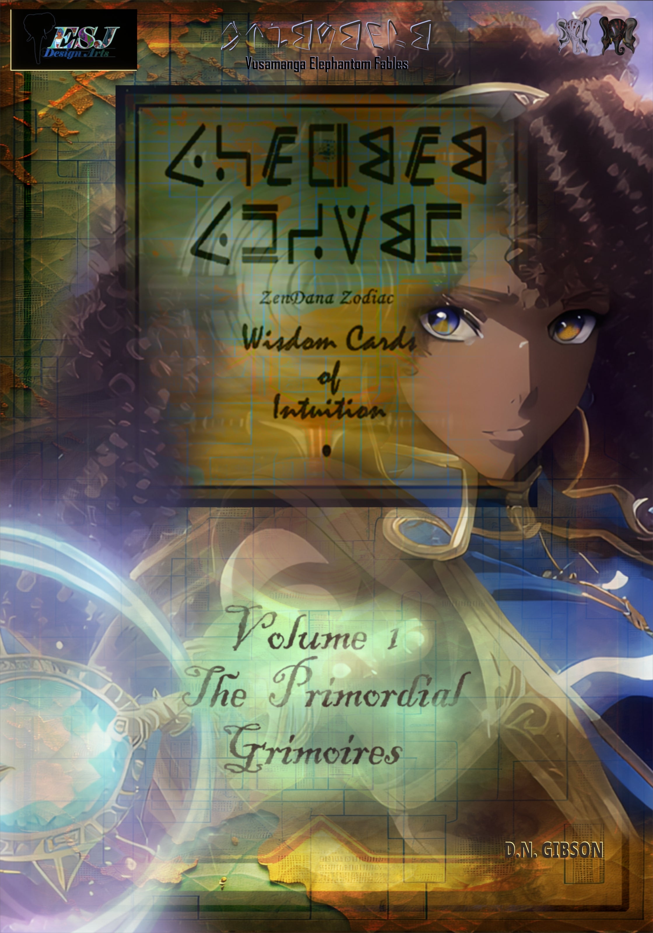 ZenDana Zodiac Wisdom Cards of Intuition Primordial Grimoires: Major Zodiac Queenz Arcana Card Deck Guide Vol. 1